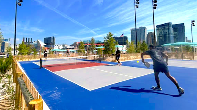 Pickleball courts highlight Waterfront Partnership's Phase II of Rash Field Park - All photos by Donna Balancia / The MidLantic News
